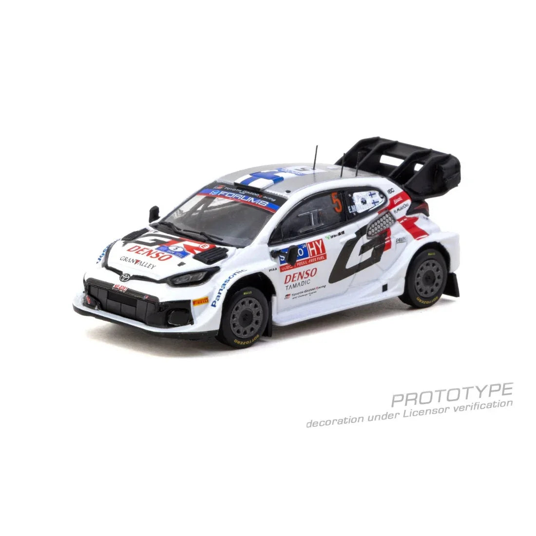 *PRE-ORDER* Toyota GR Yaris Rally 1 Hybrid (Rally Finland 2024), 1:64 Scale — image 1