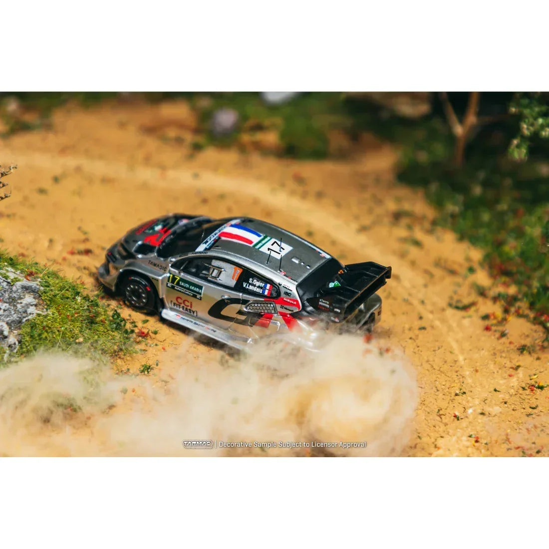 *PRE-ORDER* Toyota GR YARIS Rally1 HYBRID Rally Saudi Arabia WRC World Champion Sébastien Ogier / Vincent Landais 2025, 1:64 Scale — image 4