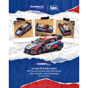 *PRE-ORDER* Hyundai i20 N Rally1 Hybrid WRC Central European Rally 2023 Winner Thierry Neuville / Martijn Wydaeghe, 1:64 Scale — image 1