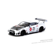 NISSAN GT-R R35 Type 2 With Metal Oil Can Packaging, 1:64 Scale (White) — image 2