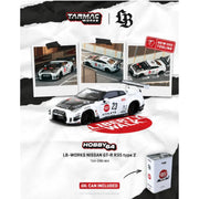 NISSAN GT-R R35 Type 2 With Metal Oil Can Packaging, 1:64 Scale (White) — image 1