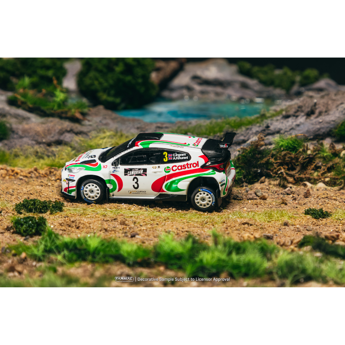*PRE-ORDER* Toyota GR Yaris Rally2 British Rally Championship Chris Ingram / Alex Kihurani (Model Car + Trading Cards Combo Set) 2024 , 1:64 Scale — image 4