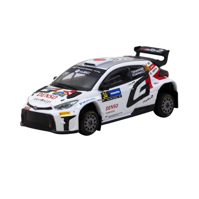 *PRE-ORDER* X iXO Models Toyota GR Yaris Rally2 Sweden 2024 Yuki Yamamoto / Marko Salminen, 1:64 Scale — image 2