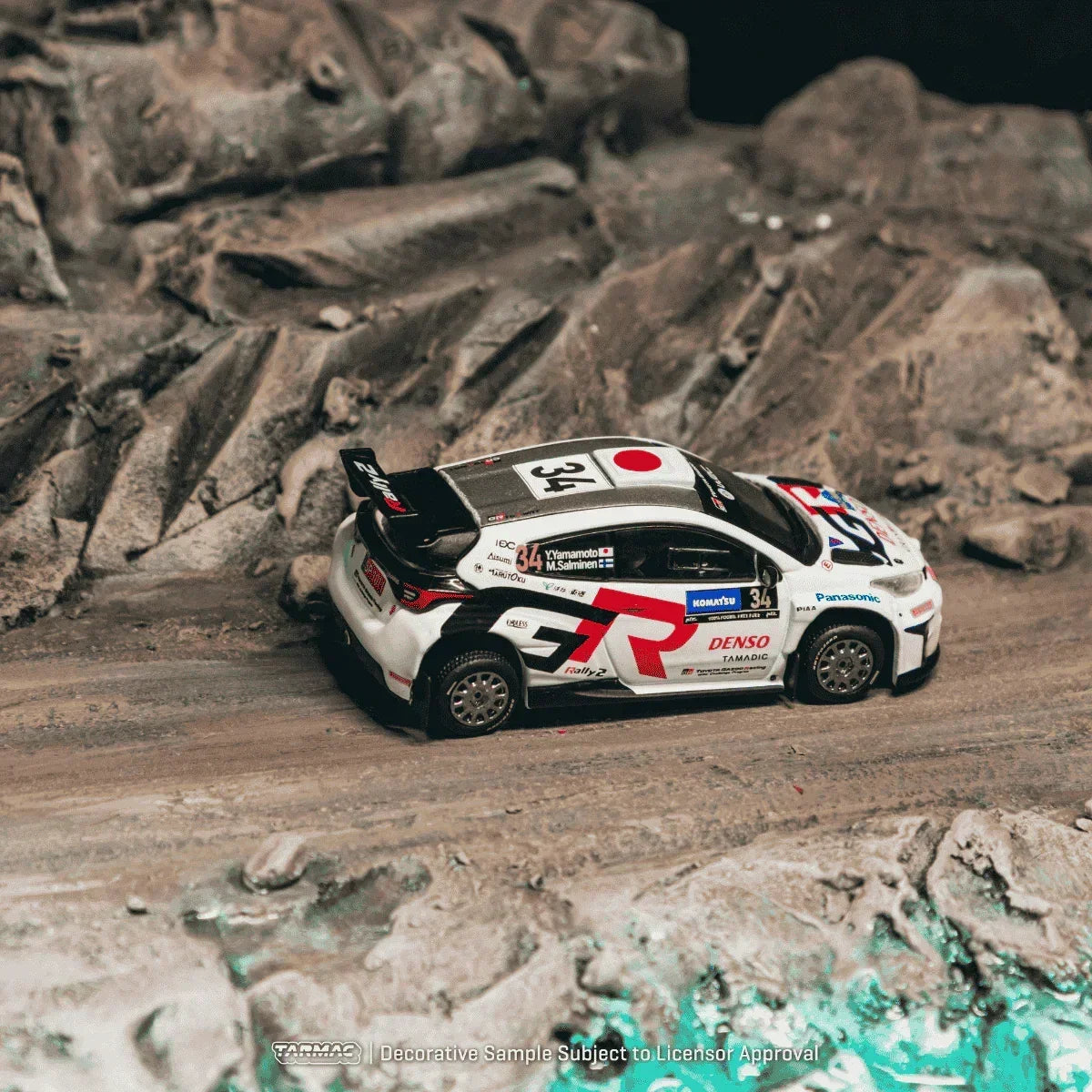 *PRE-ORDER* X iXO Models Toyota GR Yaris Rally2 Sweden 2024 Yuki Yamamoto / Marko Salminen, 1:64 Scale — image 4