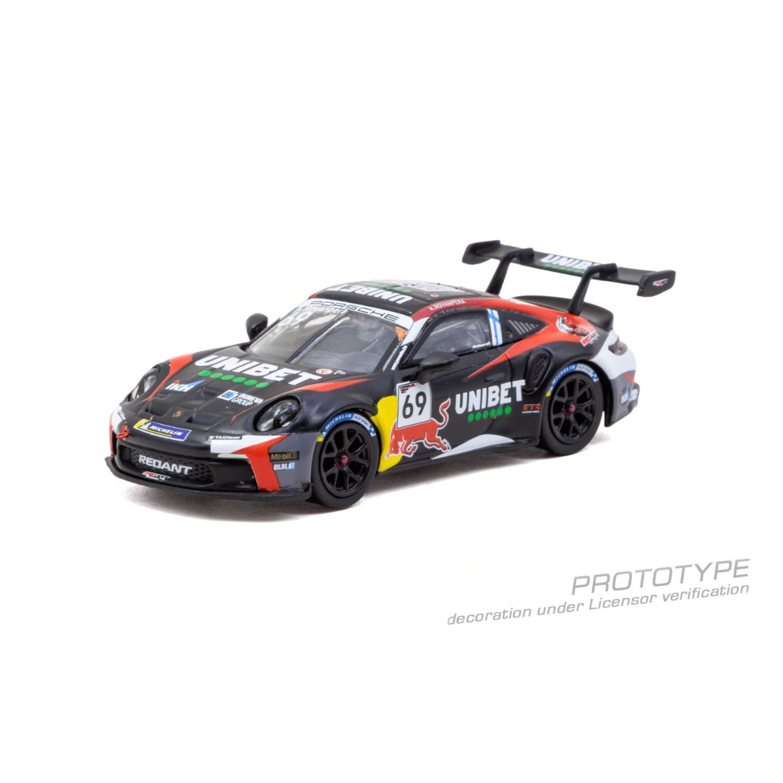*PRE-ORDER* Porsche diecast 911 GT3 Cup (992) Porsche Carrera Cup Benelux 2024 Kalle Rovanperä, 1:64 Scale — image 2