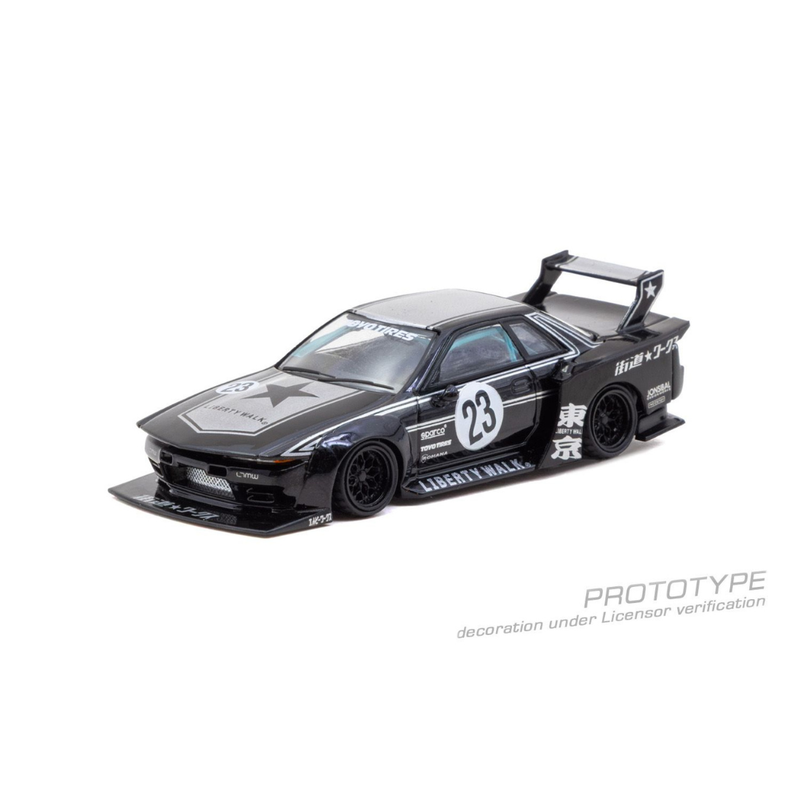 *PRE-ORDER* LB-KAIDO WORKS Nissan R32 Skyline, 1:64 Scale (Black) — image 2