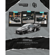 *PRE-ORDER* LB-KAIDO WORKS Nissan R32 Skyline, 1:64 Scale (Black) — image 1