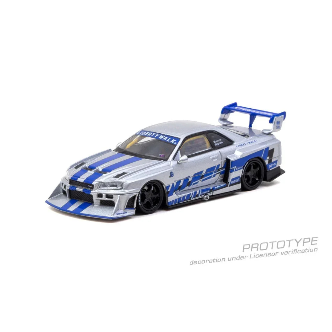 *PRE-ORDER* LB-ER34 Super Silhouette Nissan Skyline MGMINI, 1:64 Scale — image 1