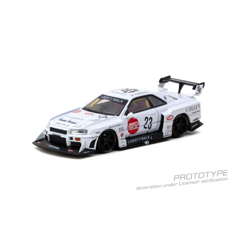 *PRE-ORDER* LB-ER34 Super Silhouette SKYLINE, 1:64 Scale (White) — image 2