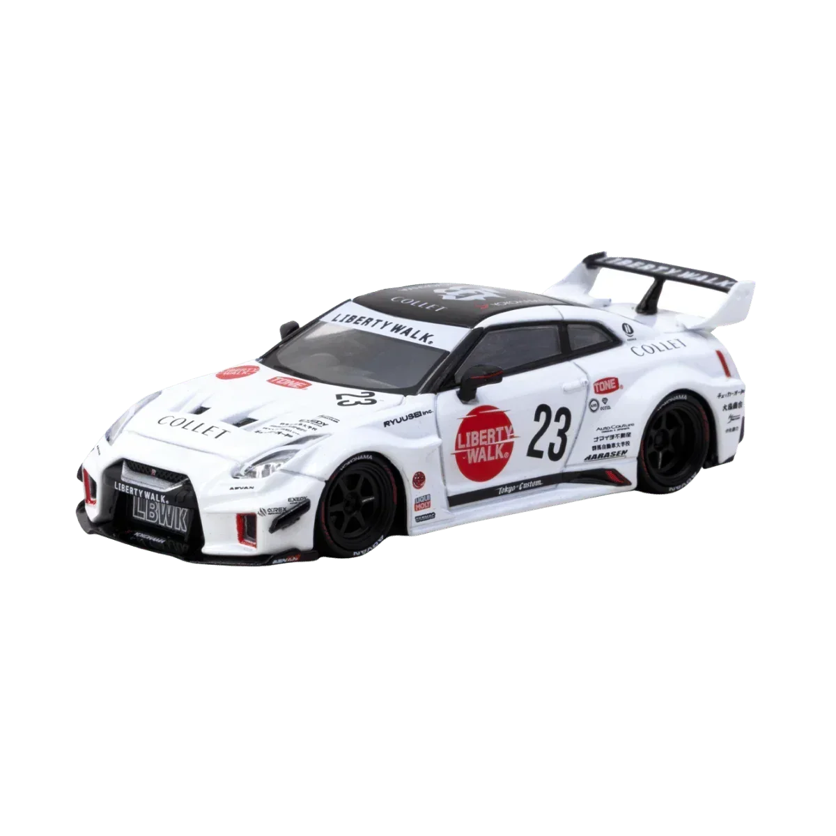 *PRE-ORDER* LB-Silhouette Works GT NISSAN 35GT-RR, 1:64 Scale (White) — image 2
