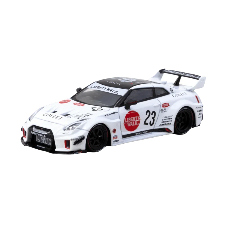 *PRE-ORDER* LB-Silhouette Works GT NISSAN 35GT-RR, 1:64 Scale (White) — image 2