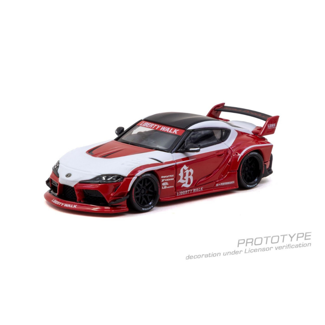 *PRE-ORDER* LB-WORKS TOYOTA SUPRA (A90), 1:64 Scale (Red) — image 2