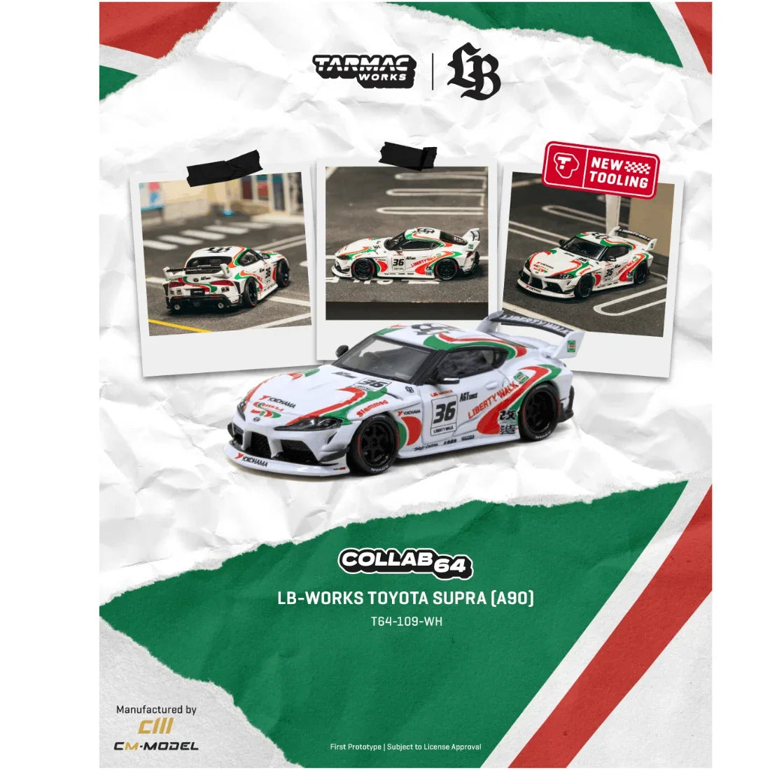 *PRE-ORDER* LB-Works Toyota Supra (A90), 1:64 Scale — image 5