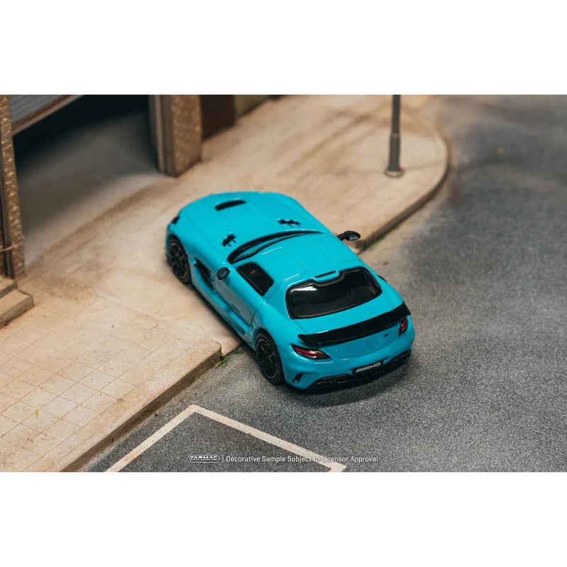 *PRE-ORDER* Mercedes-Benz SLS AMG Coupé Black Series Chance of Chase Car, 1:64 Scale (Matte Blue) — image 2