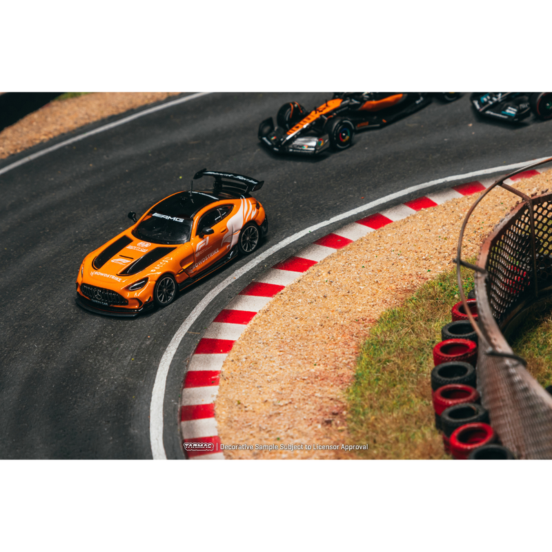 *Pre-Orders* Mercedes-Benz AMG GT Black Series Safety Car of British GP 2025 (Chance of Chase Car - Chrome Orange Body), 1:64 Scale — image 2