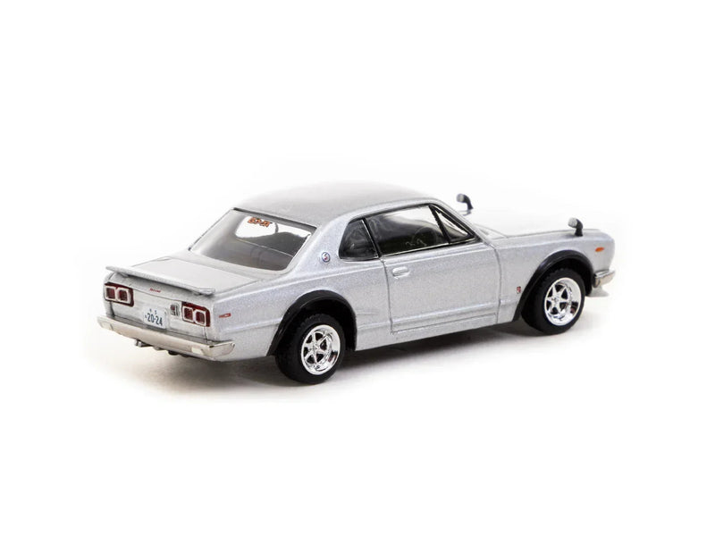 Nissan Skyline 2000 GT-R (KPGC10) - Global64, 1:64 Scale (Silver) — image 2