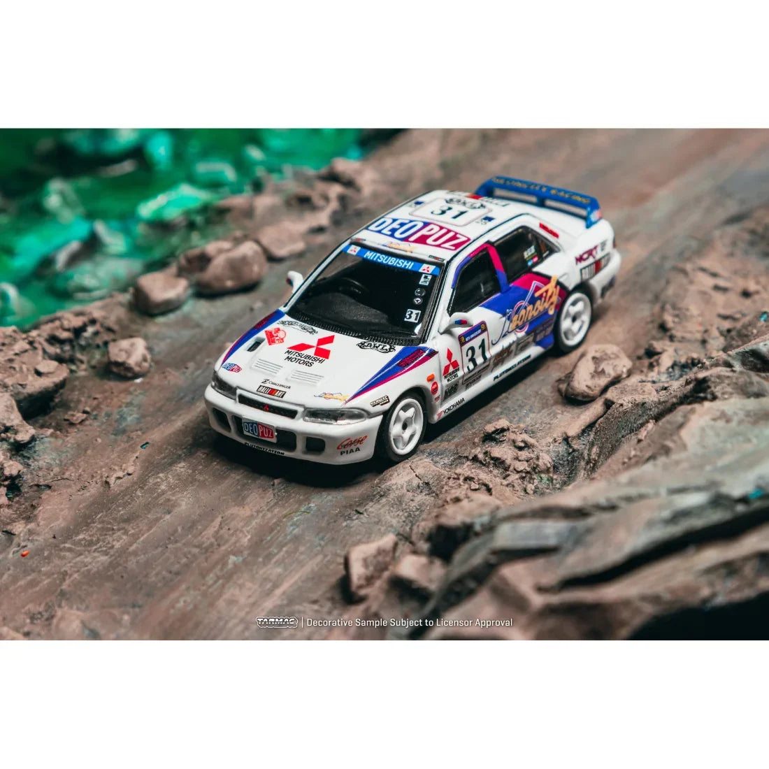 *PRE-ORDER* Mitsubishi Lancer Evolution Hong Kong Beijing Rally 2025 (Chance of Chase Car), 1:64 Scale — image 2