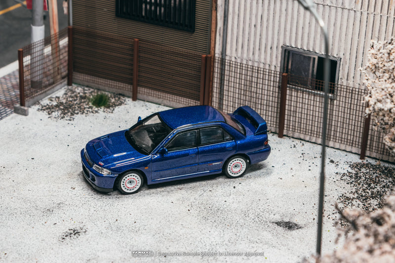 *PRE-ORDER* Mitsubishi Lancer GSR Evolution II Chance of Chase Car, 1:64 Scale (Blue) Blister Pack — image 2