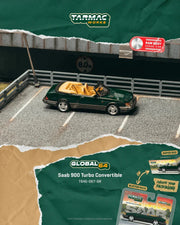 *PRE-ORDER* Saab 900 Turbo Convertible Chance of Chase Car, 1:64 Scale (Green) — image 1