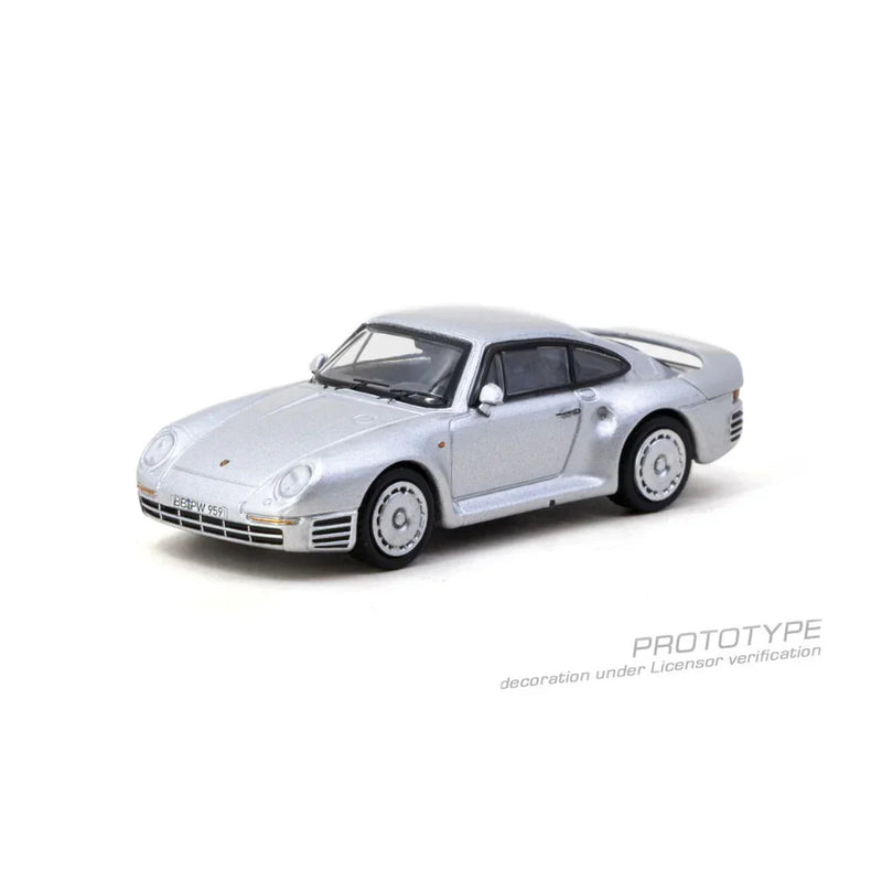 *PRE-ORDER* Porsche diecast 959 Chance of Chase Car, 1:64 Scale (Silver) — image 2