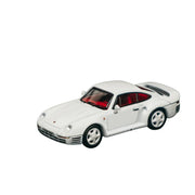 *PRE-ORDER* Porsche diecast 959 Chance of Chase Car (Model Car + Trading Cards Combo Set), 1:64 Scale (White) — image 4