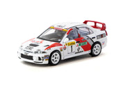 Mitsubishi Lancer Evolution IV Rallye Monte-Carlo 1997 #1 - Global64, 1:64 Scale (White) — image 1