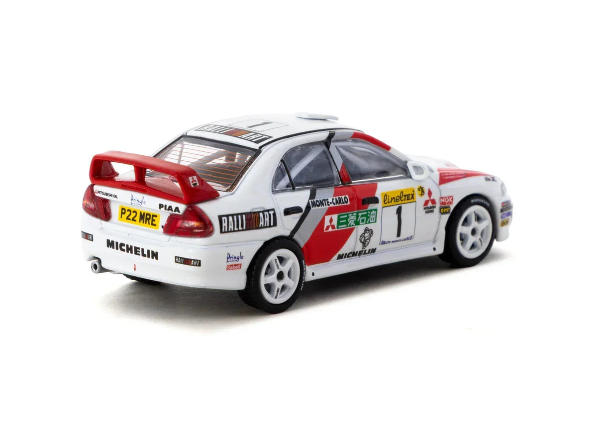 Mitsubishi Lancer Evolution IV Rallye Monte-Carlo 1997 #1 - Global64, 1:64 Scale (White) — image 2