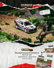 *PRE-ORDER* Mitsubishi Carisma GT Evolution IV RAC Rally 1997 (Chance of Chase Car), 1:64 Scale — image 5
