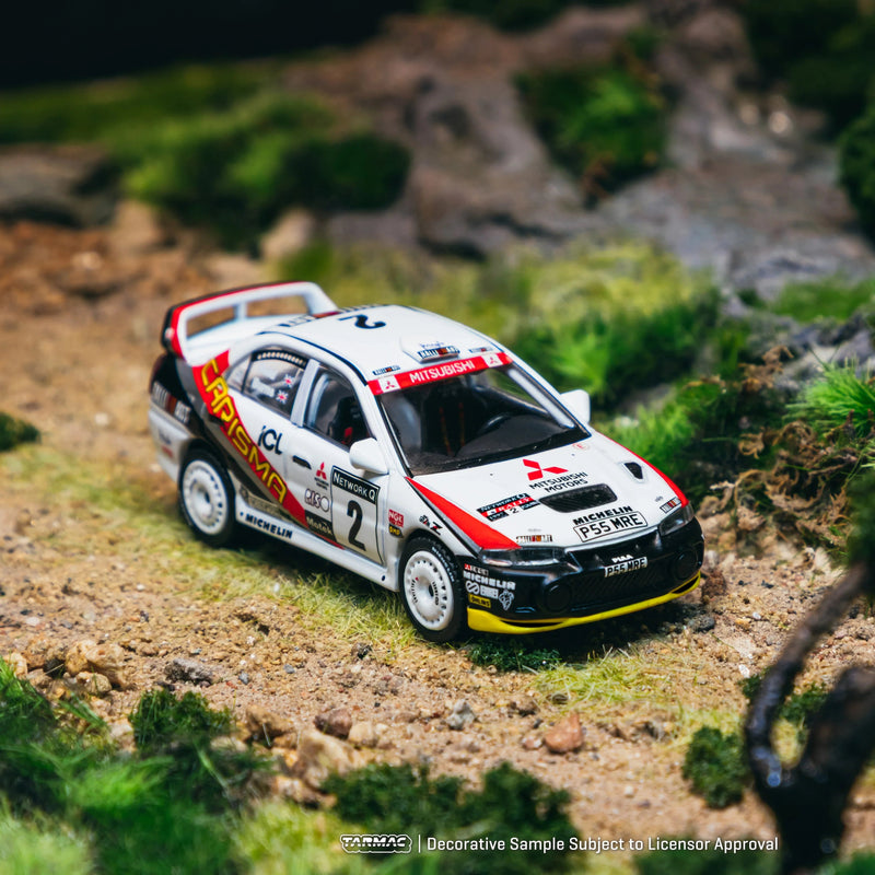 *PRE-ORDER* Mitsubishi Carisma GT Evolution IV RAC Rally 1997 (Chance of Chase Car), 1:64 Scale — image 2