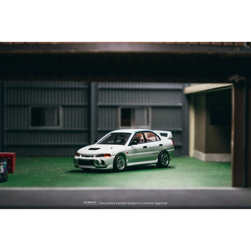 *PRE-ORDER* Mitsubishi Lancer RS Evolution IV (White) Chance of Chase Car, 1:64 Scale — image 2