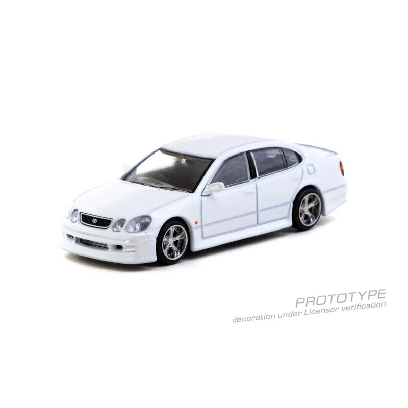 *PRE-ORDER* VERTEX Toyota Aristo JZS161 (White) Chance of Chase Car, 1:64 Scale — image 2