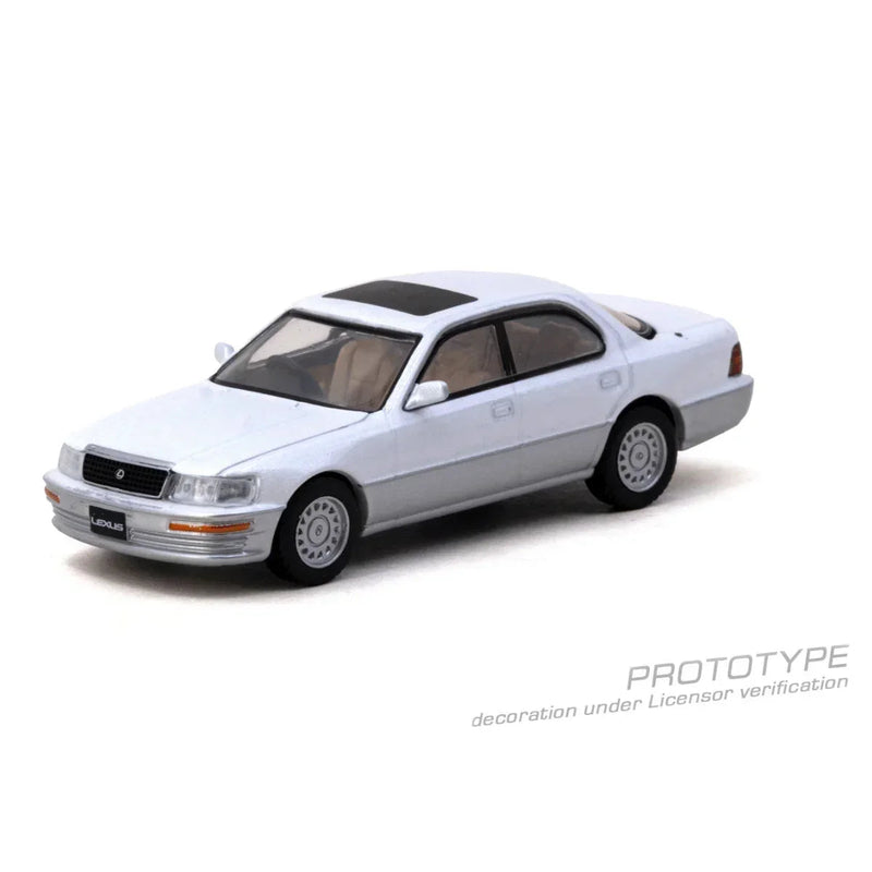 *PRE-ORDER* Lexus LS400 (UCF10) Chance of Chase Car, 1:64 Scale (Pearl White) — image 2