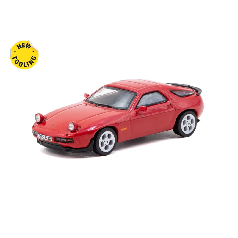 Porsche diecast 928 S, 1:64 Scale (Red) — image 1