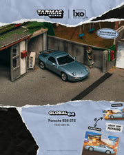 *PRE-ORDER Porsche diecast 928 GTS Chance of Chase Car with Closed Head-Light, 1:64 Scale (Blue Metallic) — image 1