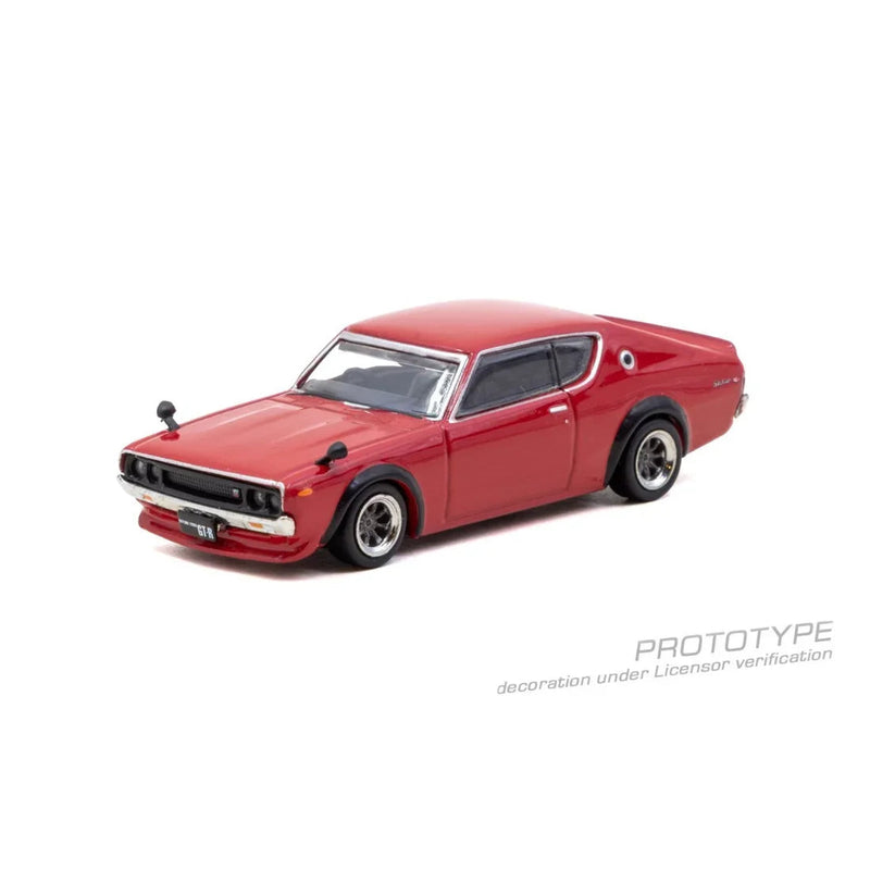 *PRE-ORDER* Nissan Skyline 2000GT-R (KPGC110) (Chance of Chase Car), 1:64 Scale (Red) — image 1