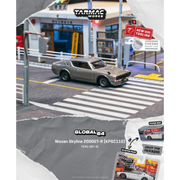 *PRE-ORDER* Nissan Skyline 2000GT-R (KPGC110) Silver (Chance of Chase Car), 1:64 Scale — image 1