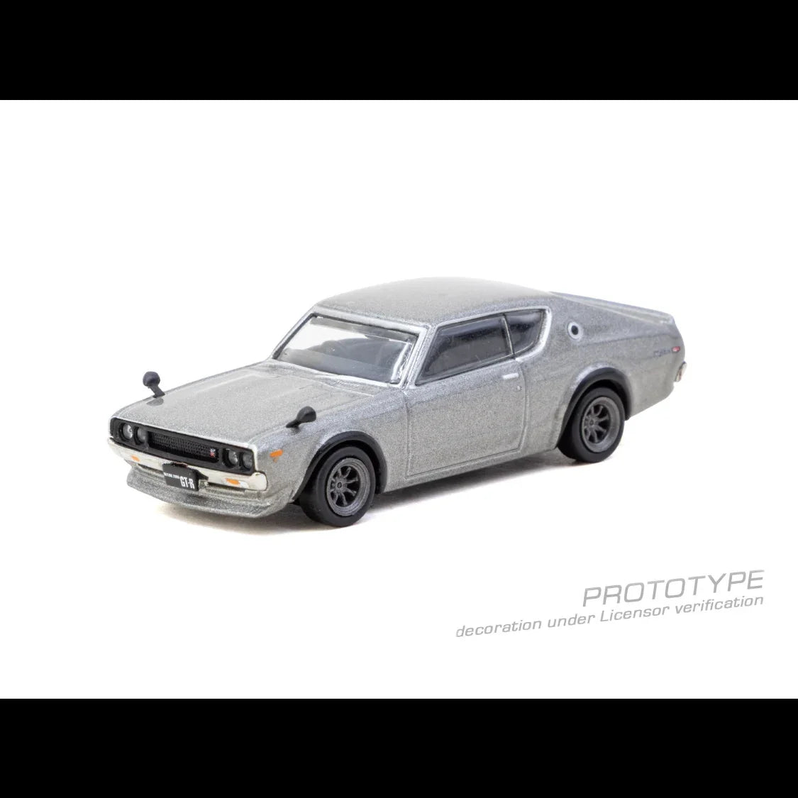 *PRE-ORDER* Nissan Skyline 2000GT-R (KPGC110) Silver (Chance of Chase Car), 1:64 Scale — image 5