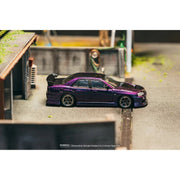 *PRE-ORDER* Nissan Skyline ER34 Chance of Chase Car, 1:64 Scale (Midnight Purple) — image 5