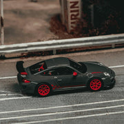 *PRE-ORDER* Porsche diecast 911 GT3 RS (997.2) Chance of Chase Car, 1:64 Scale (Grey) — image 5