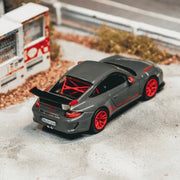 *PRE-ORDER* Porsche diecast 911 GT3 RS (997.2) Chance of Chase Car, 1:64 Scale (Grey) — image 4
