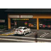 *PRE-ORDER* Porsche diecast 911 GT3 RS 4.0 (997.2) Chance of Chase Car, 1:64 Scale (White) — image 4