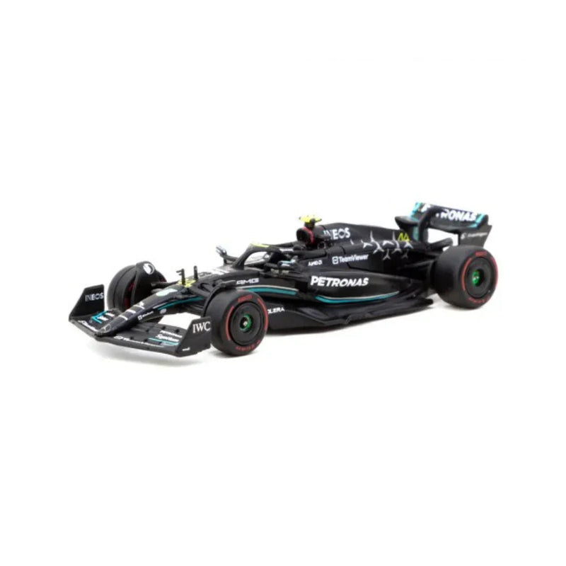 Mercedes-AMG F1 W14 E Performance Hungarian Grand Prix Pole Position Lewis Hamilton 2023, 1:64 Scale — image 1