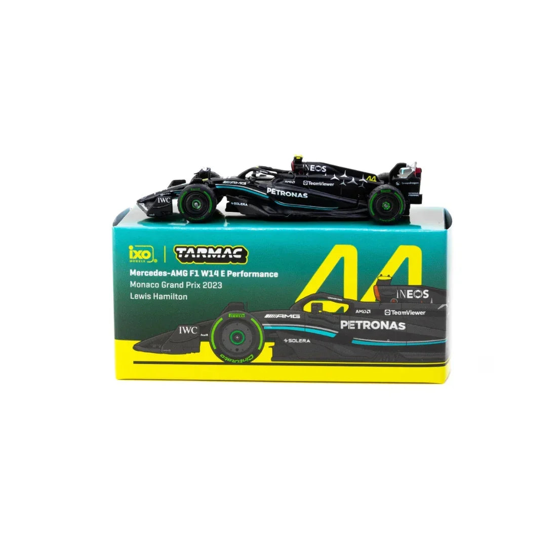 Mercedes-AMG F1 W14 E Performance Monaco Grand Prix Lewis Hamilton 2023, 1:64 Scale — image 4