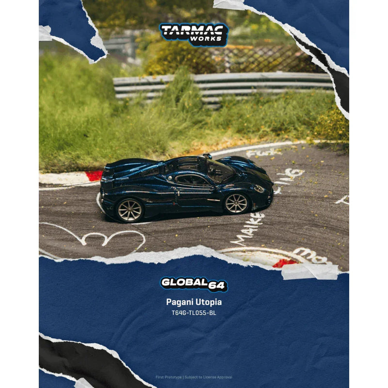*PRE-ORDER* Pagani Utopia, 1:64 Scale (Blue Metallic) — image 1