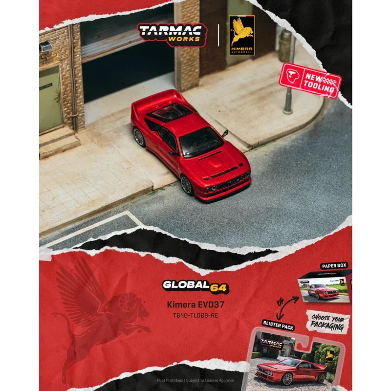 *PRE-ORDER* Kimera EVO37, 1:64 Scale (Red) — image 1