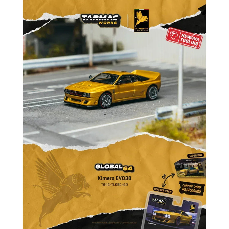 *PRE-ORDER* Kimera EVO38, 1:64 Scale (Gold) — image 1