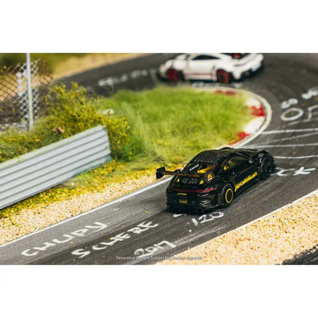 *PRE-ORDER* Porsche diecast GT3RS (992.1) MR Exclusive Color, 1:64 Scale, (Black Yellow) — image 4