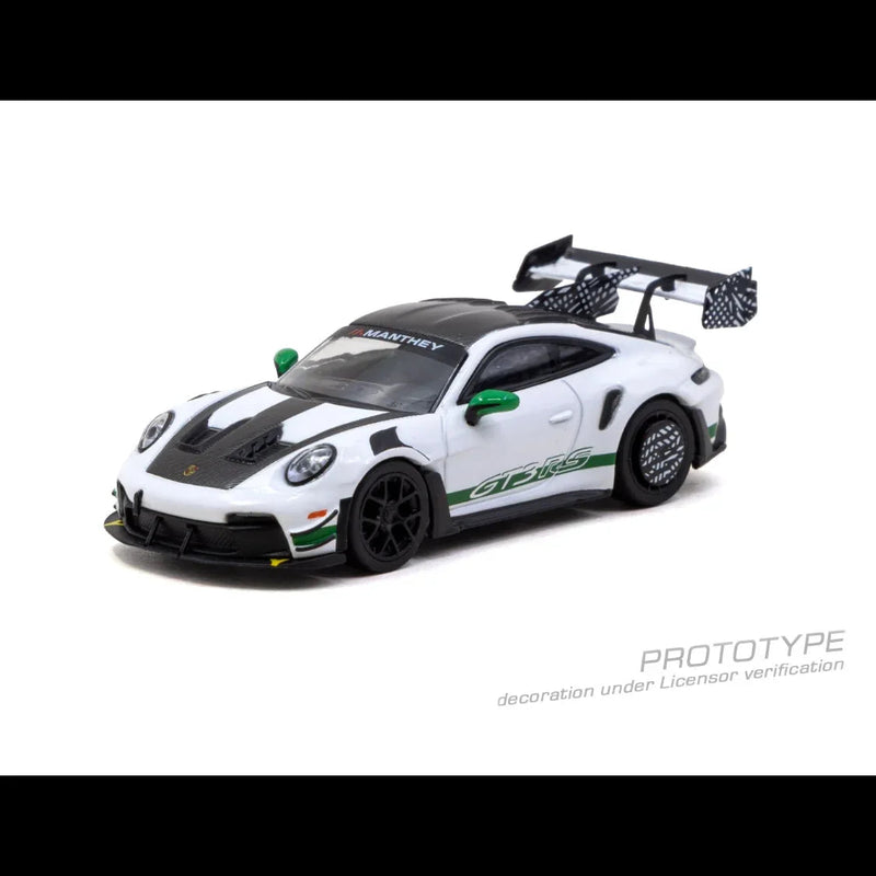 *PRE-ORDER* Porsche diecast GT3RS(992.1) MR, 1:64 Scale (White Green) — image 2
