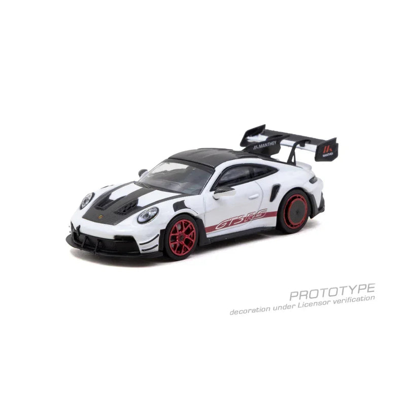 *PRE-ORDER* Porsche diecast GT3RS (992.1) MR (White Red) Exclusive Color, 1:64 Scale — image 1