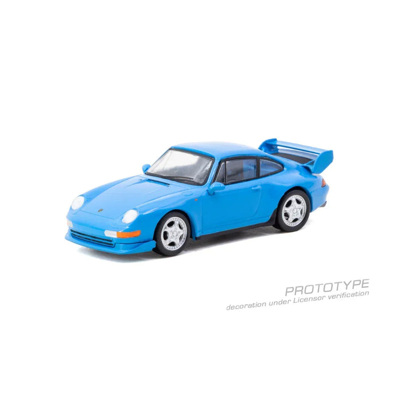 *PRE-ORDER* Porsche diecast 911 993 Cup (Riviera Blue) Chance of Chase Car,1:64 Scale — image 2